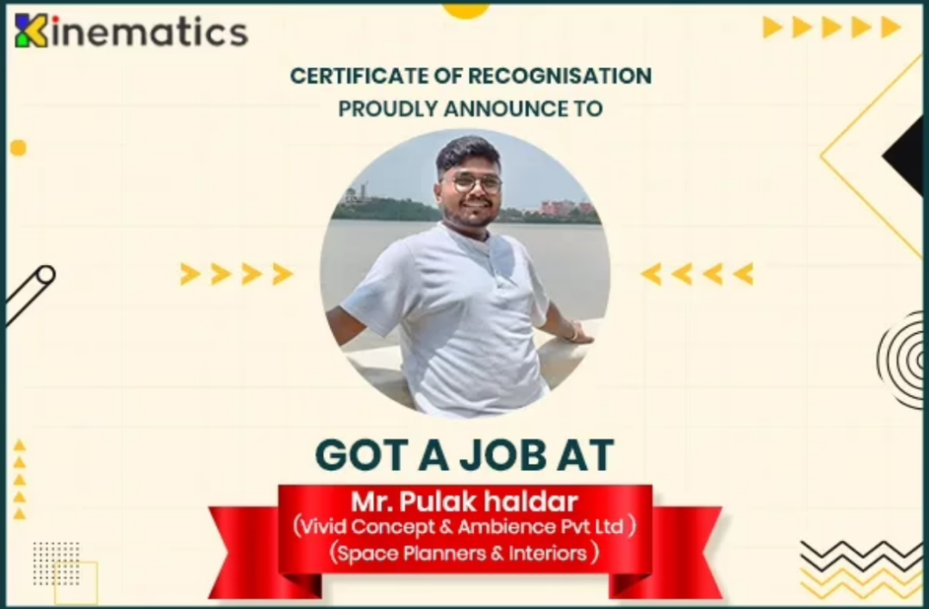 Pulak Haldar Job Placement Certificate